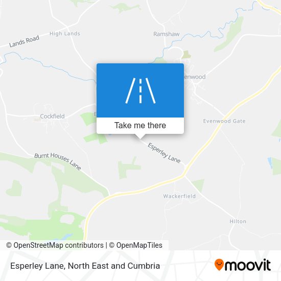 Esperley Lane map