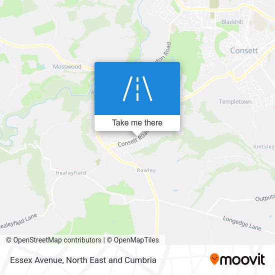 Essex Avenue map