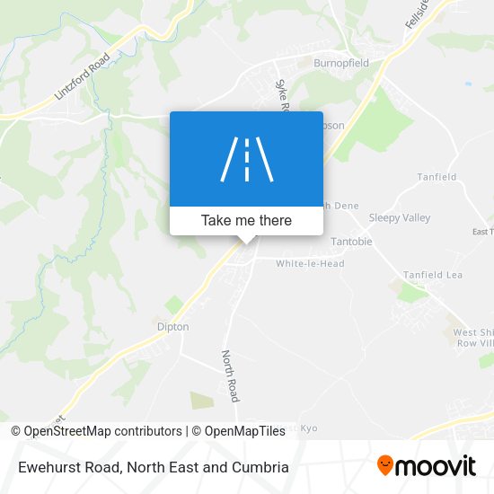 Ewehurst Road map