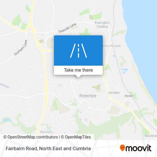 Fairbairn Road map