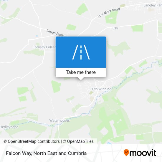 Falcon Way map