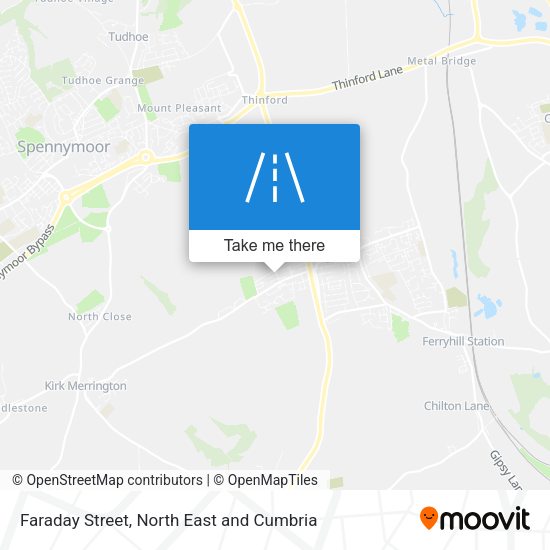 Faraday Street map