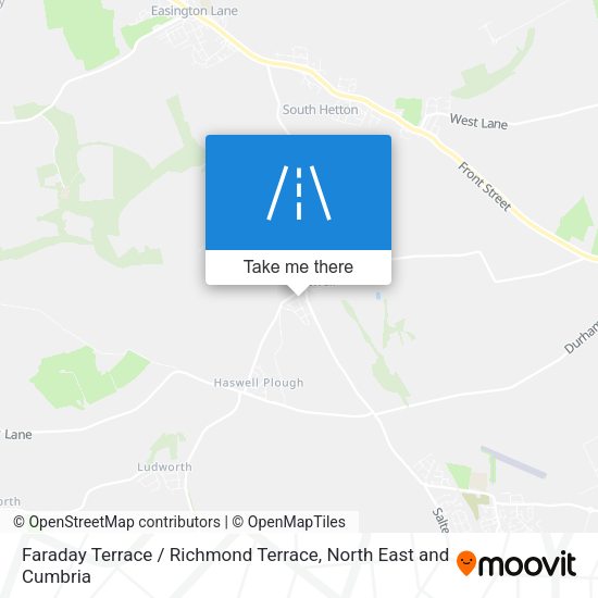 Faraday Terrace / Richmond Terrace map