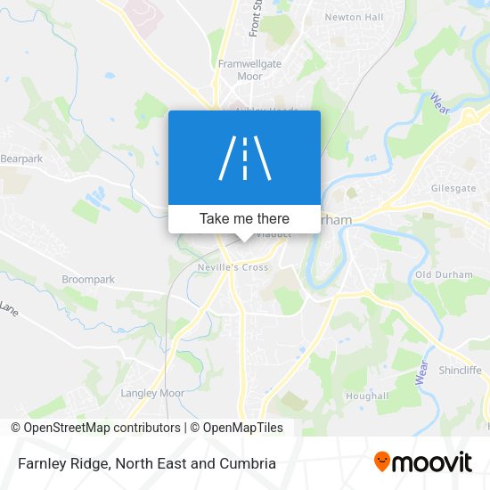 Farnley Ridge map
