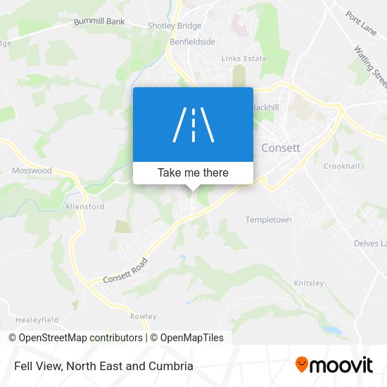 Fell View map