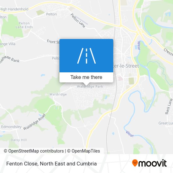 Fenton Close map
