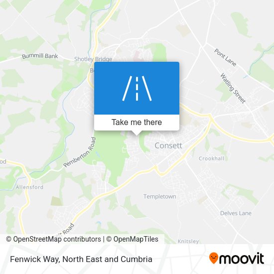 Fenwick Way map
