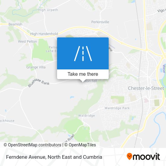 Ferndene Avenue map