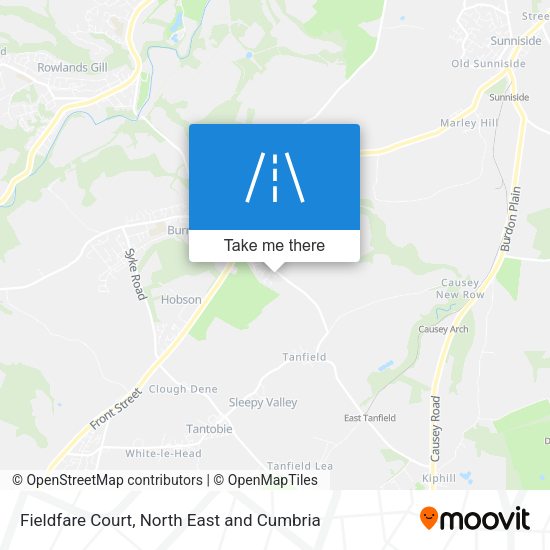 Fieldfare Court map