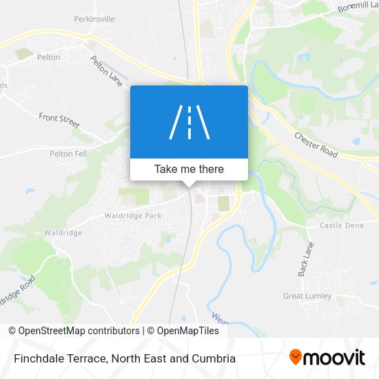 Finchdale Terrace map