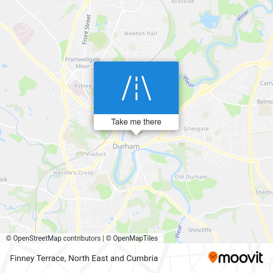 Finney Terrace map