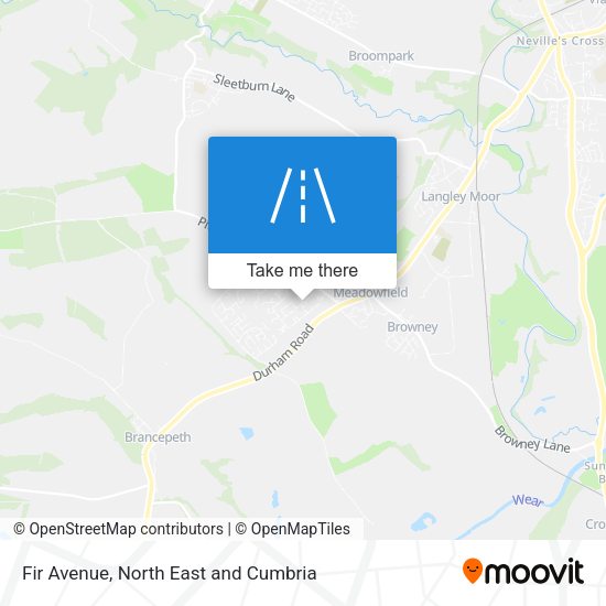 Fir Avenue map