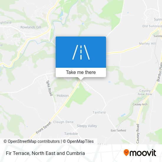 Fir Terrace map