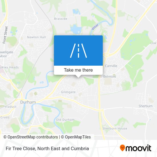 Fir Tree Close map