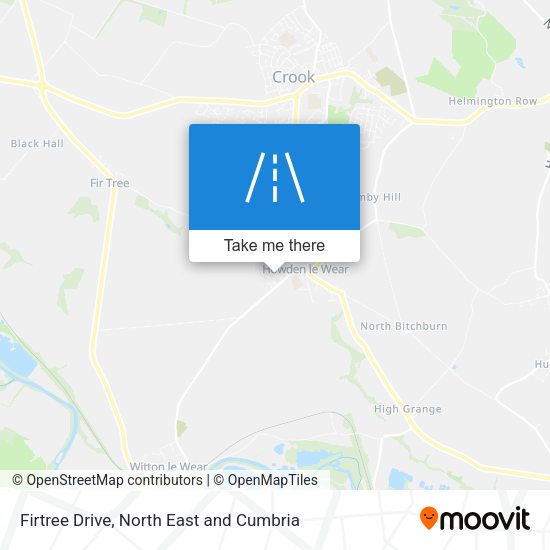 Firtree Drive map