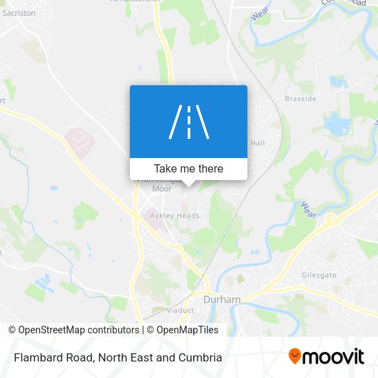 Flambard Road map