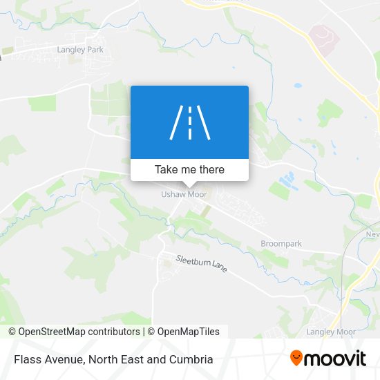 Flass Avenue map