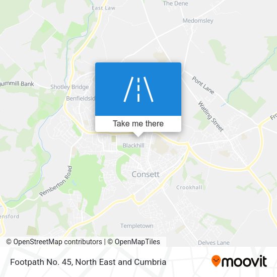 Footpath No. 45 map