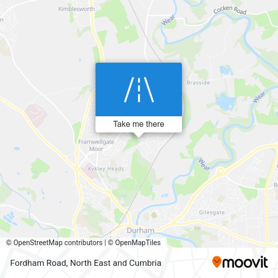 Fordham Road map