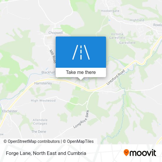 Forge Lane map