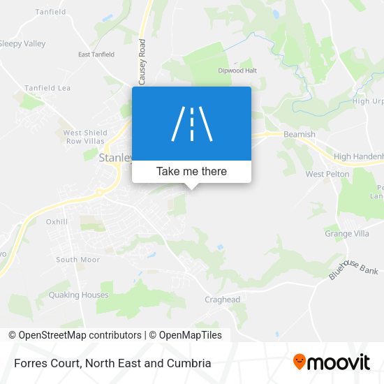 Forres Court map