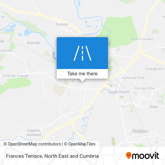 Frances Terrace map
