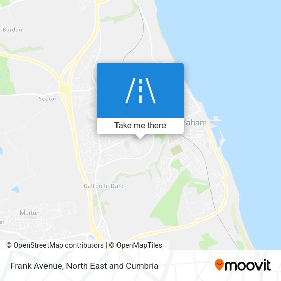 Frank Avenue map
