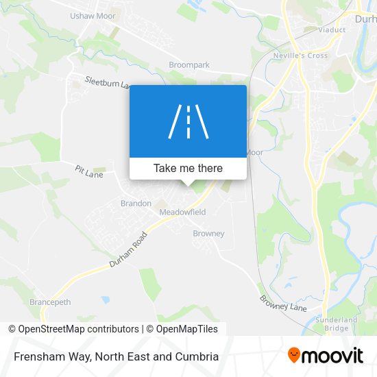Frensham Way map