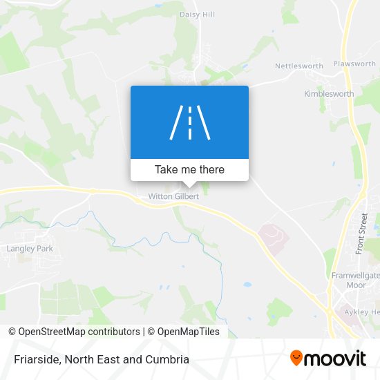 Friarside map