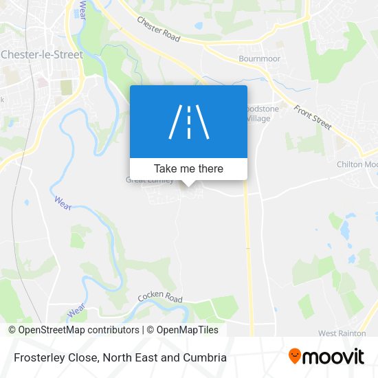 Frosterley Close map