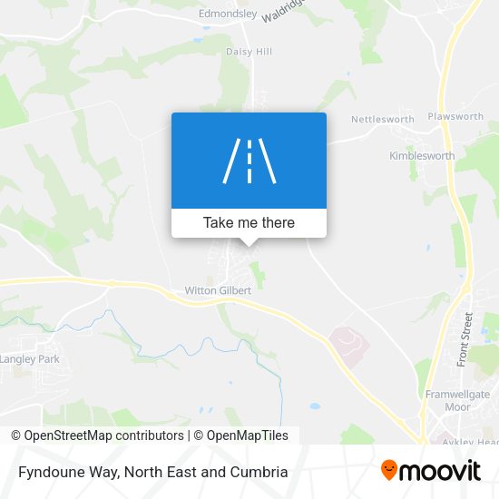 Fyndoune Way map