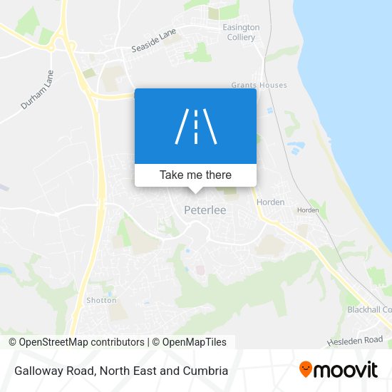 Galloway Road map