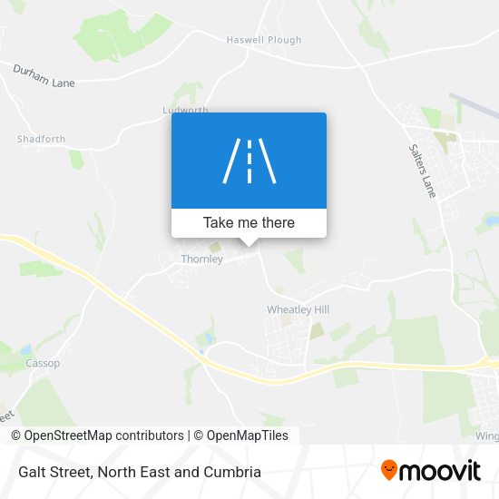 Galt Street map