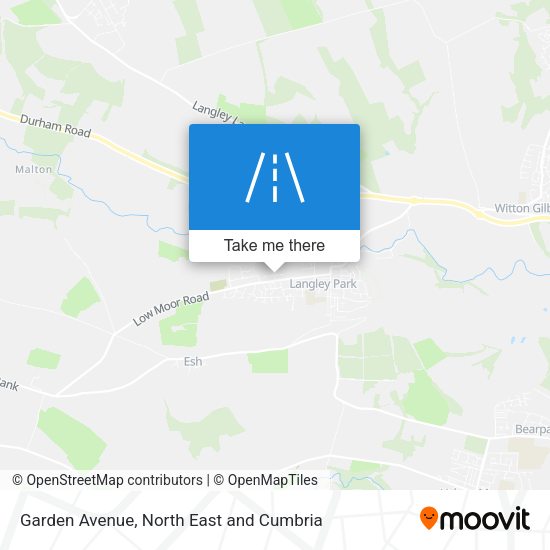 Garden Avenue map