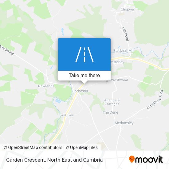 Garden Crescent map