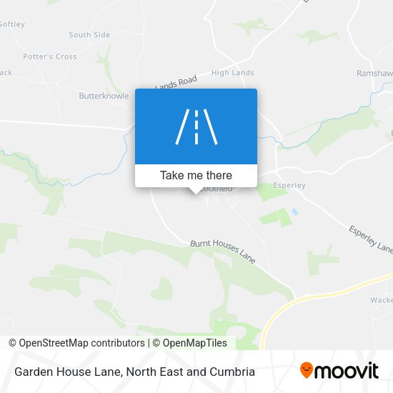 Garden House Lane map