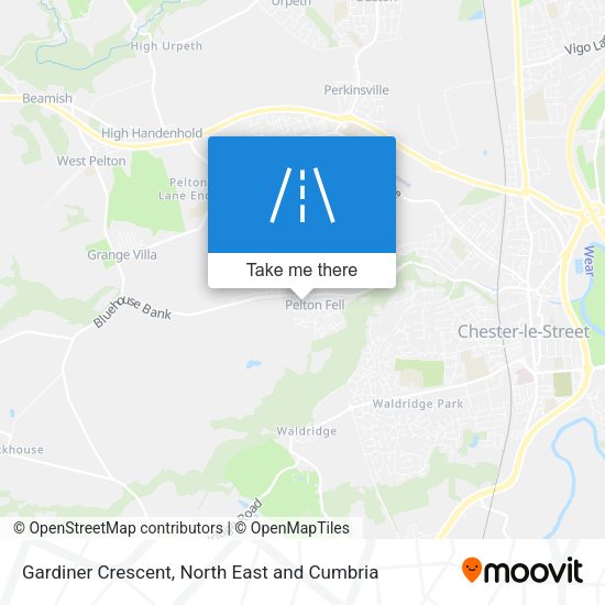 Gardiner Crescent map