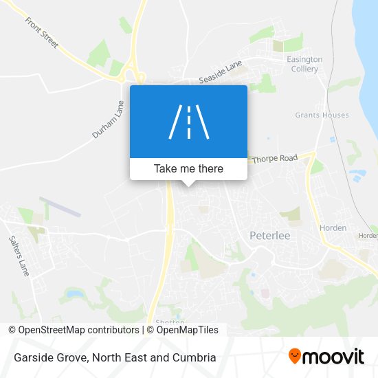 Garside Grove map