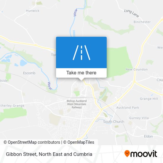 Gibbon Street map