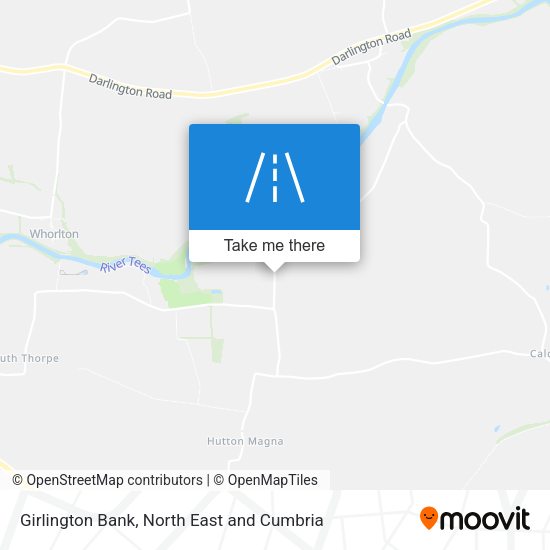 Girlington Bank map