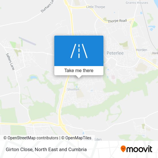Girton Close map