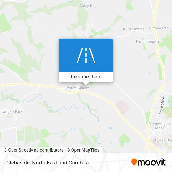 Glebeside map