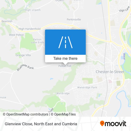 Glenview Close map