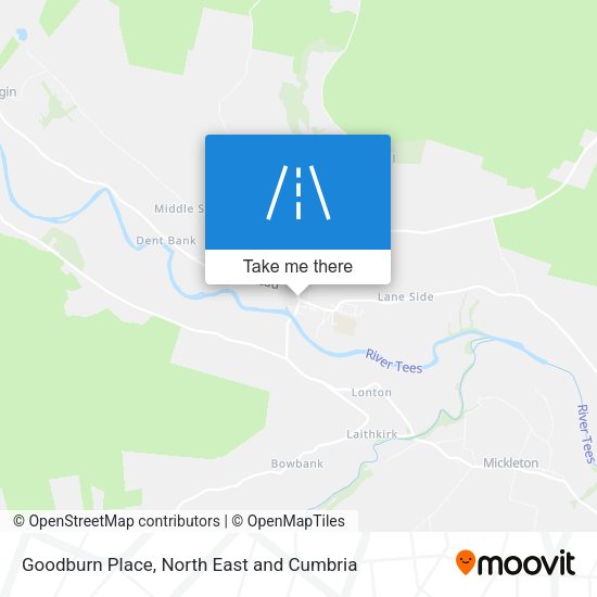 Goodburn Place map