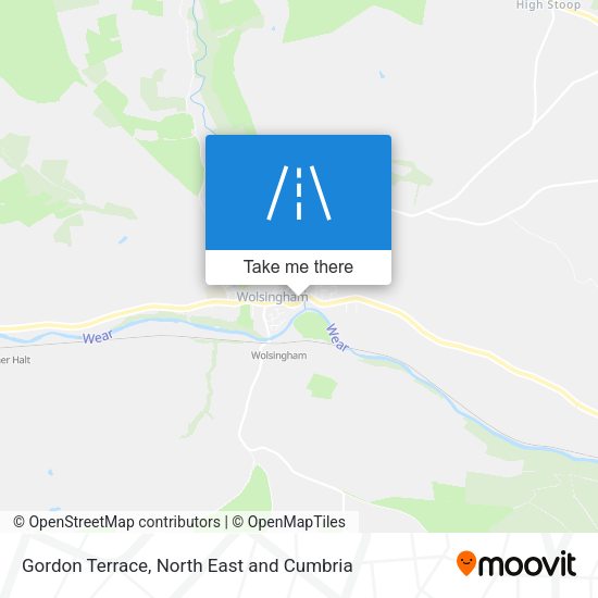 Gordon Terrace map