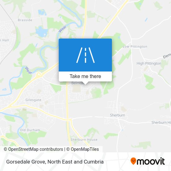 Gorsedale Grove map
