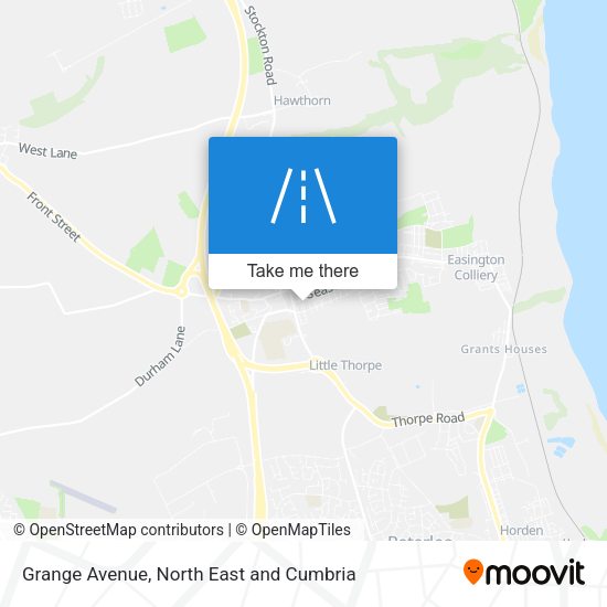 Grange Avenue map