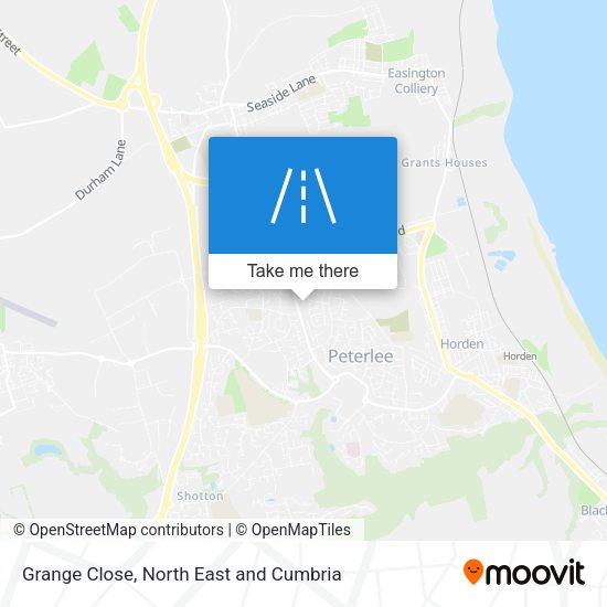 Grange Close map