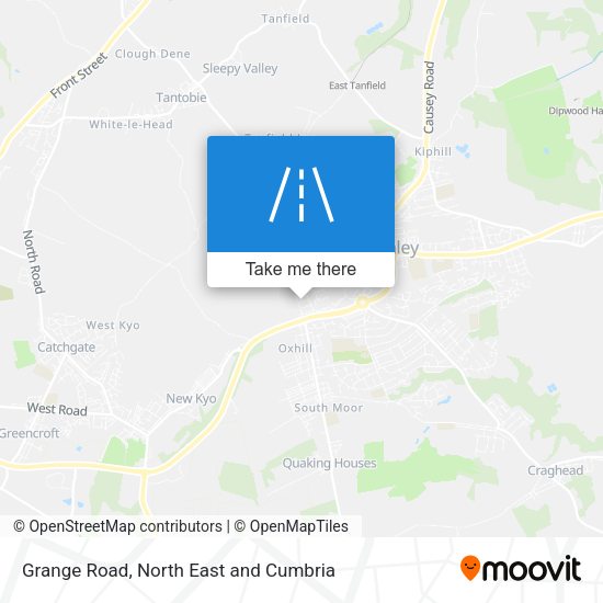 Grange Road map
