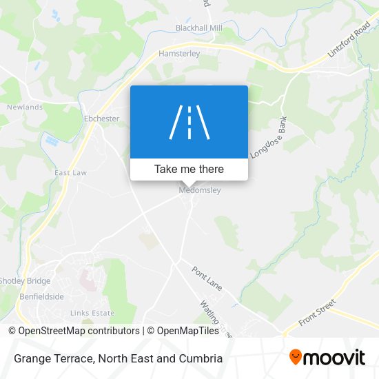 Grange Terrace map